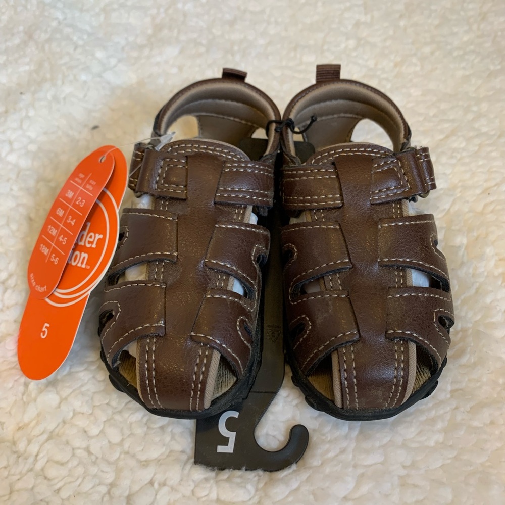 New Wonder Nation Sz 5 toddler sandals